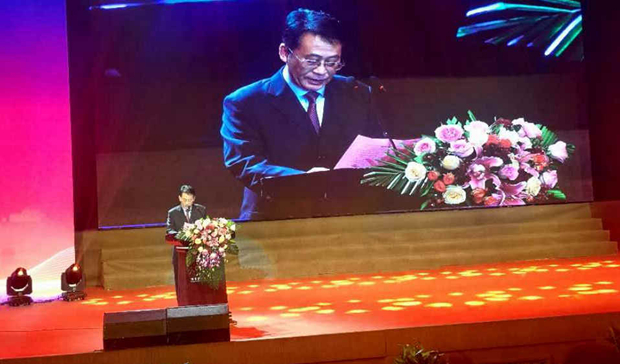 皖南电机总经理陈学锋在南京朗驰二十周年庆典大会上发言 